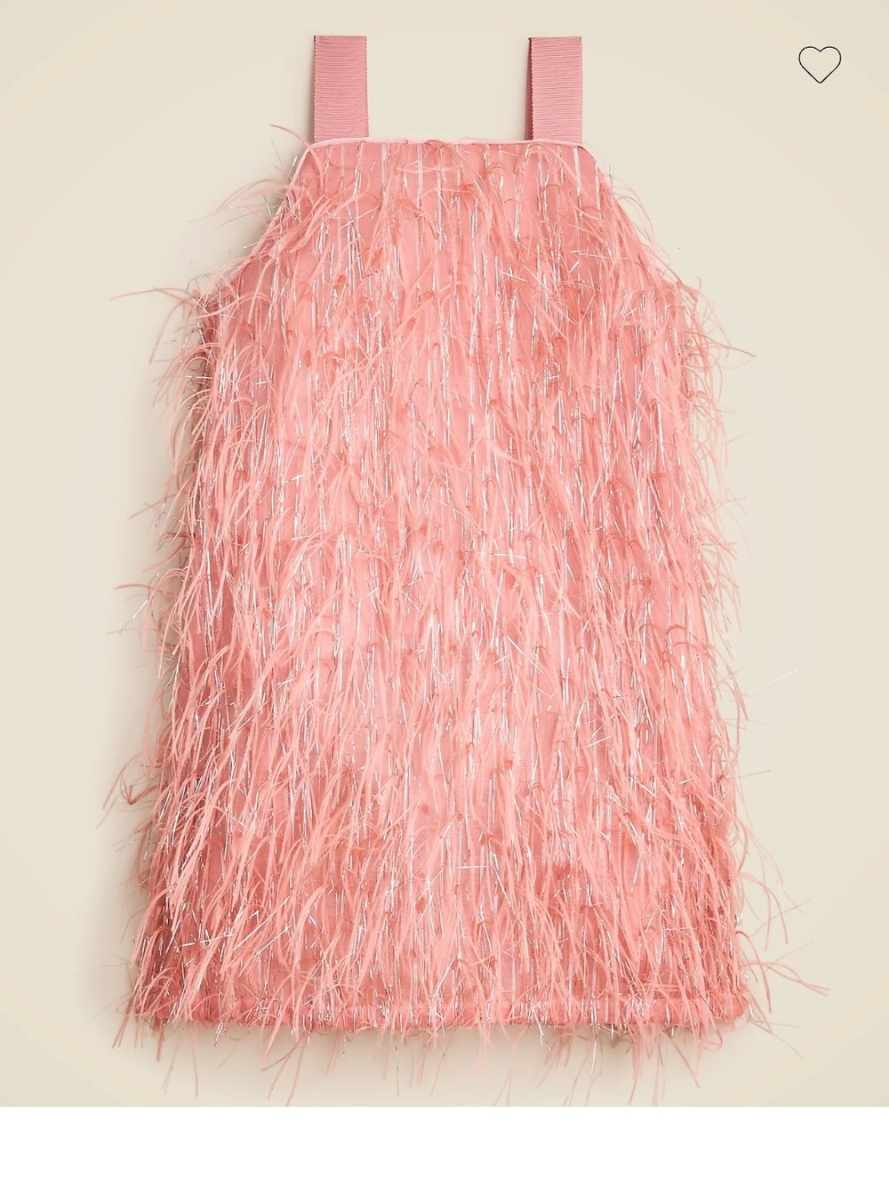 Girls tinsel dress with Lurex metallic threads